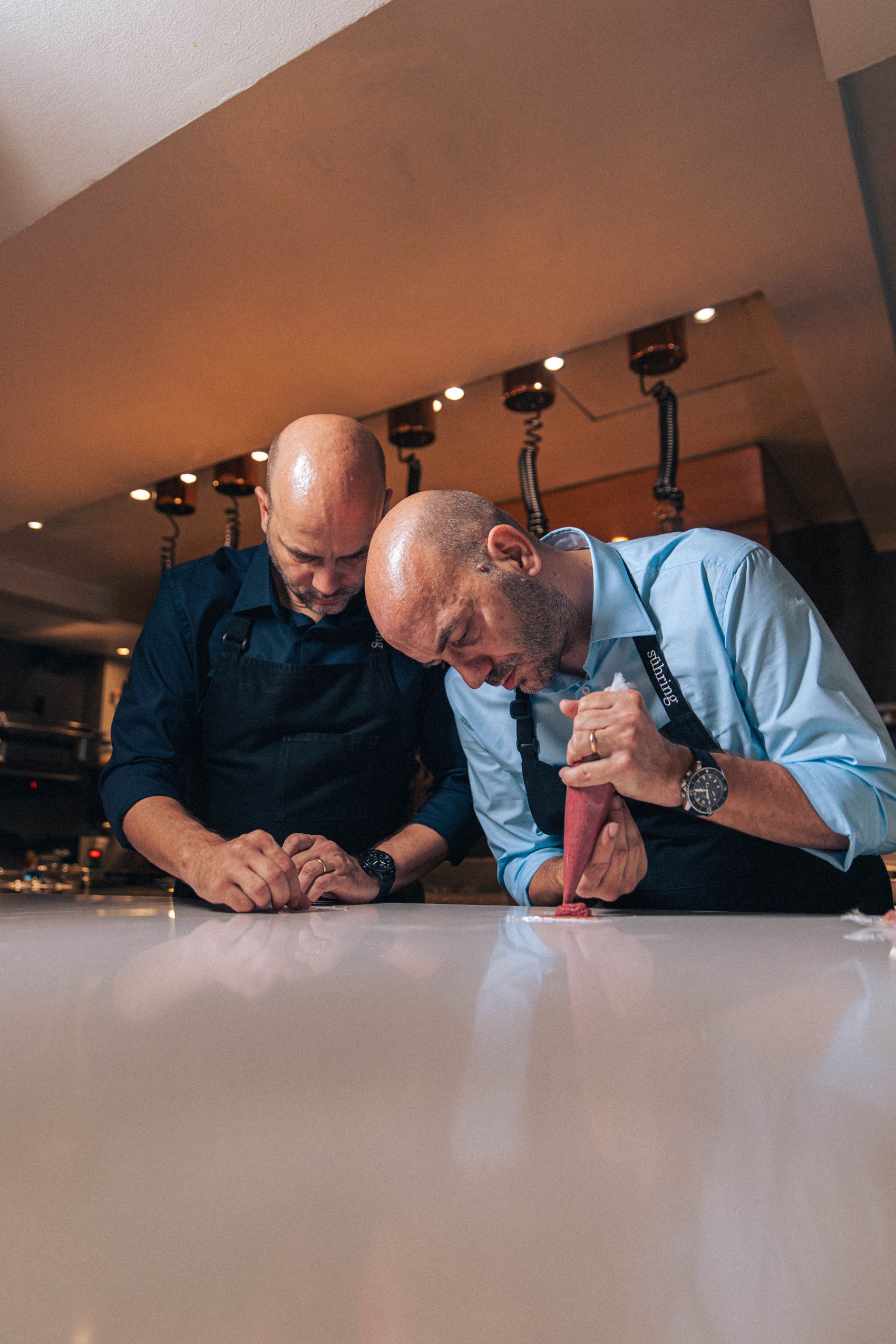 Chefs Thomas and Mathias Sühring working